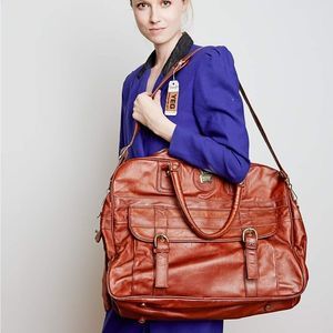 Vintage 60s 70s Carry On Bag Attaché